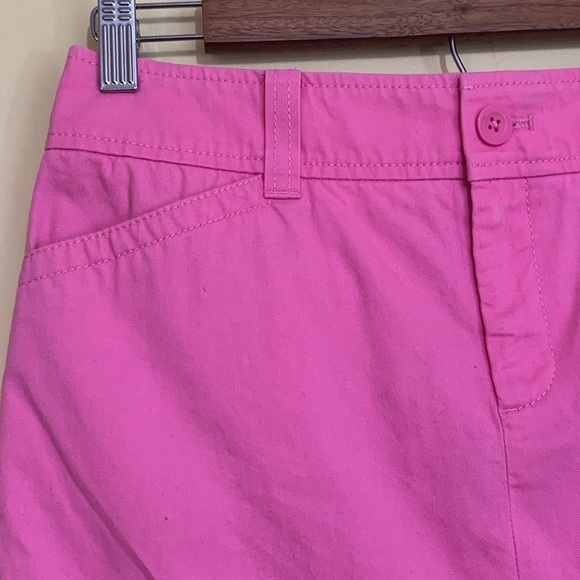 Lilly Pulitzer | Pink 100% Cotton Unlined Mini Skirt Flawed Size 0 - Picture 3 of 15